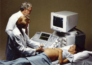 Women undergoing obstetric ultrasound